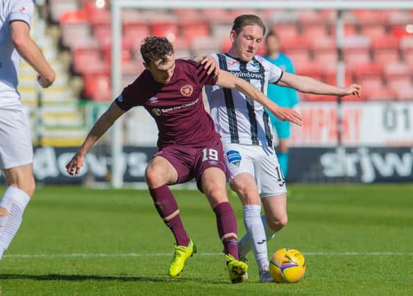Live coverage of the Championship clash between Dunfermline and Hearts. Picture: SNS