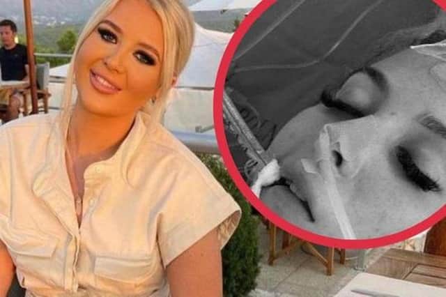 Jennifer Walsh, 22, travelled with friends for a holiday in the Croatian city of Dubrovnik but was rushed to hospital after falling from a balcony.