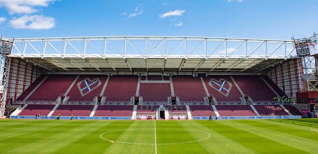 Hearts will rehouse season tickets affected by the Tynecastle Park red zone. (Photo by Paul Devlin / SNS Group)