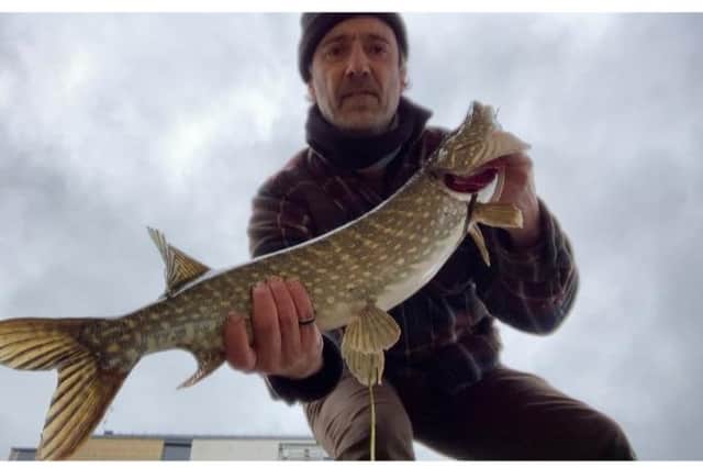 Ben Steer has landed prize pike in the Union Canal.