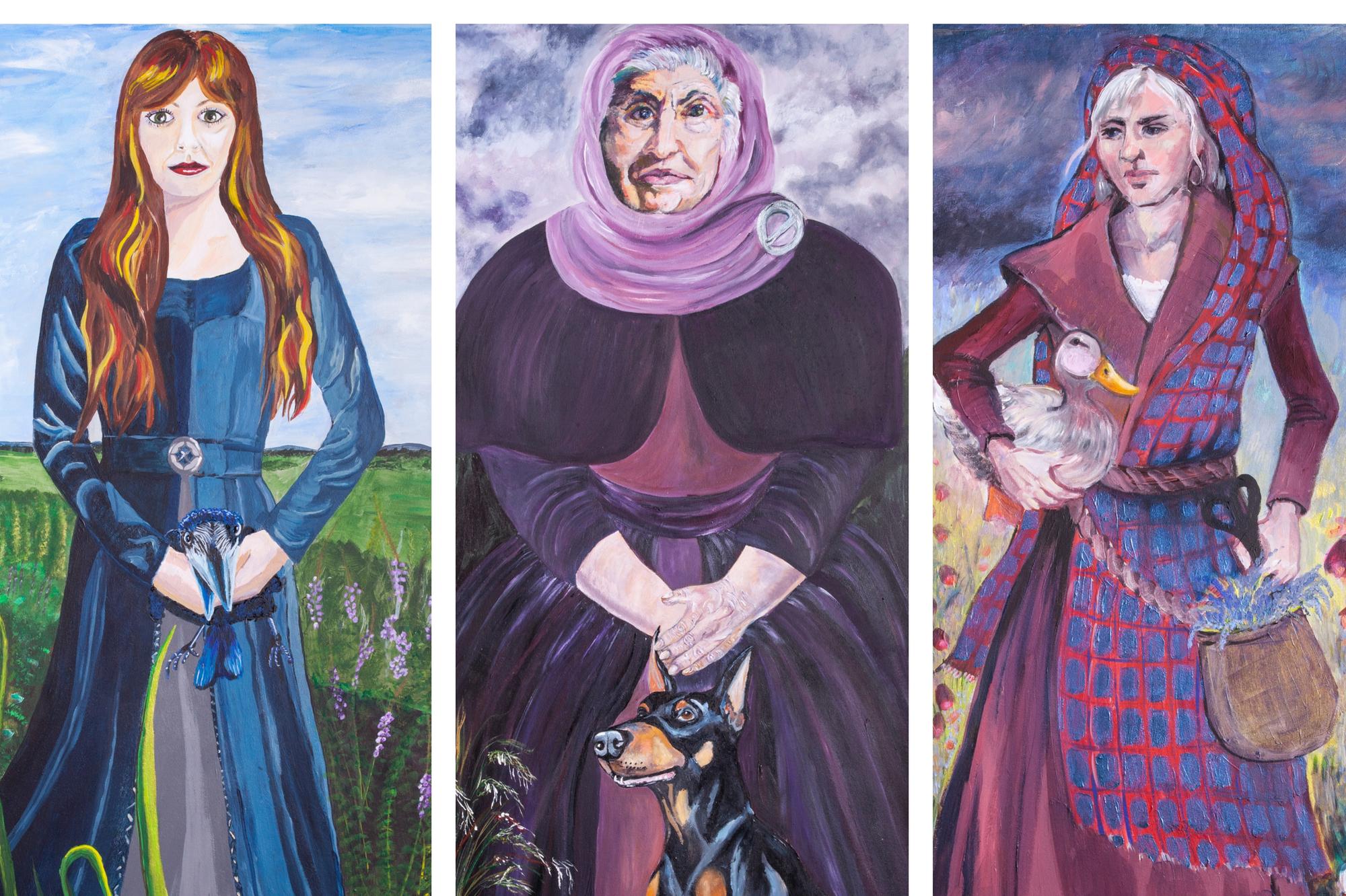 Portraits of Scottish witches revealed
