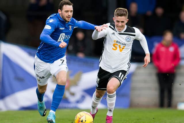 Wright impressed across two seasons at St Johnstone despite suffering a ligament injury. Picture: SNS