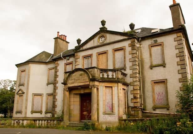 The historic property in the south west of the city was built in 1758 with sandstone from Redhall Castle. It was a children's home from the 1940s for three decades. Fenced off and boarded up, the former mansion's future is uncertain after plans to turn it into flats have not gone ahead.