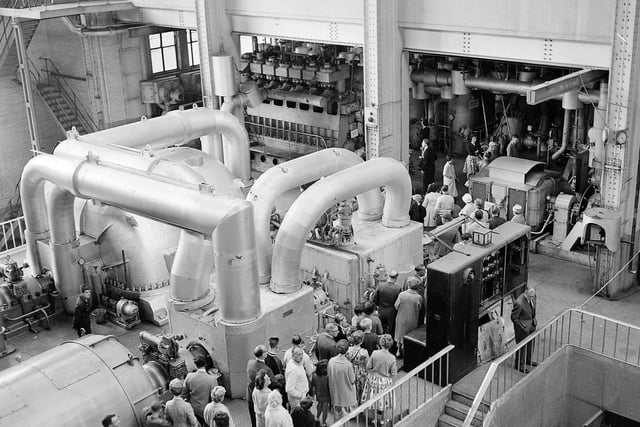 The opening of Portobello Power Station, in 1961, was attended by many locals.