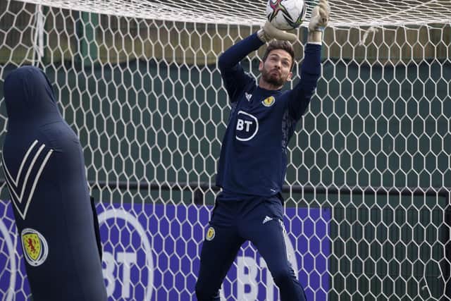 Hearts goalkeeper Craig Gordon will be going for his 65th Scotland cap against Poland on Thursday evening. Picture: SNS