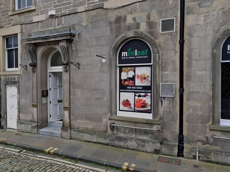 Mintleaf in Bernard Street brings the flavours of Thailand and North India together under one roof. One reviewer said: "Phenomenal food and friendly service, must visit for a decent curry in Leith."