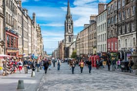 The area within 10 streets of Edinburgh's Royal Mile ranked fourth in the UK list of most 'eco-friendly' streets, according to the analysis. Pic: Matthi/Shutterstock