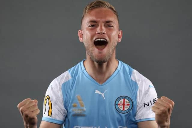 Nathaniel Atkinson is set to join Hearts from Melbourne City. Picture: Getty