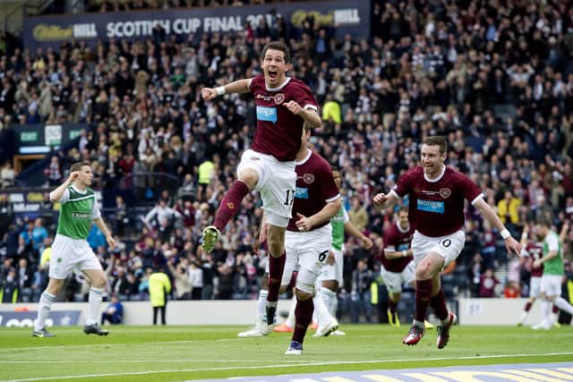 2012 Scottish Cup final hero Ryan McGowan features for a Hearts XI. Picture: SNS