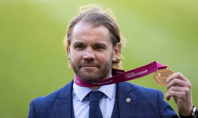 Robbie Neilson has won Glen's Manager of the Month for April. Picture: SNS