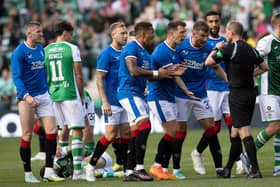 Willie Collum sent off two Rangers players in their draw with Hibs. (Photo by Alan Harvey / SNS Group)