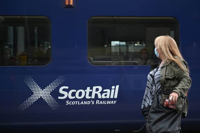 Hundreds of ScotRail services have been cancelled because of Covid this week alone. Picture: John Devlin