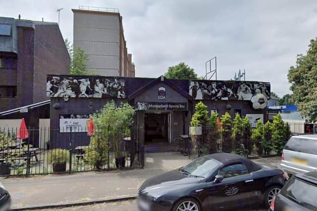 Plans to demolish the Murrayfield Sports Bar to make way for student flats have been submitted. Picture: Google Maps
