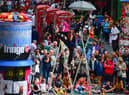 Crowds throng the Royal Mile during the Edinburgh Festival Fringe (Picture: Jeff J Mitchell/Getty Images)