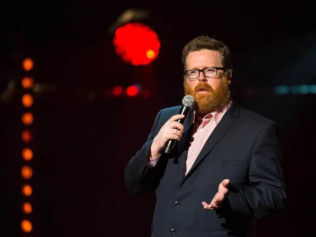 Comedian Frankie Boyle is performing at the Assembly Rooms during this year's Fringe.