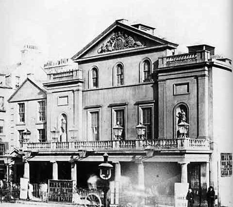 Shakespeare Theatre at Waterloo Place. Now the site of the former General Post Office.