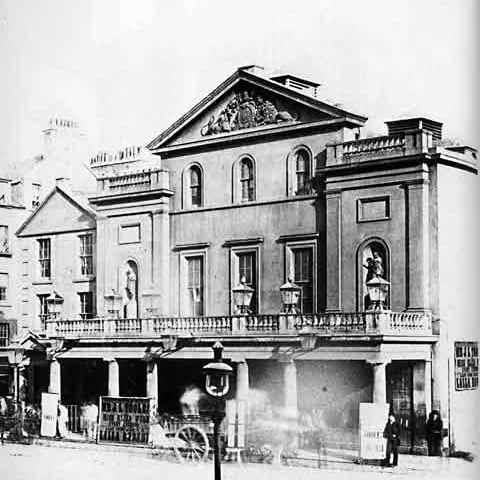 Shakespeare Theatre at Waterloo Place. Now the site of the former General Post Office.