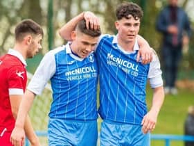 Ryan Porteous, right, says Newtongrange Star is a great place to be right now