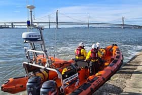 The RNLI urges Cramond Island visitors to check tide times as stranding on the Firth of Forth island increases (Photo: RNLI).