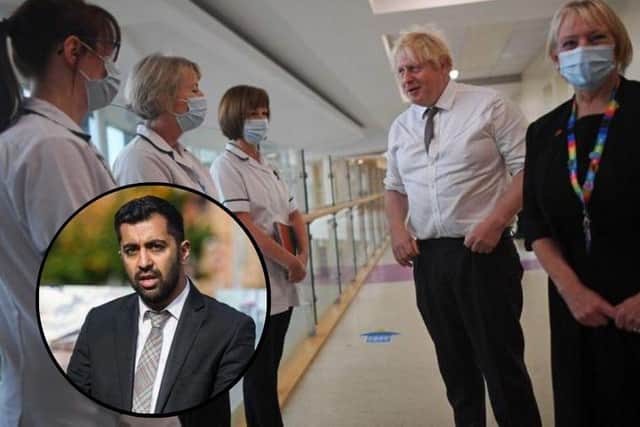 Humza Yousaf: Scottish health secretary says he is 'gobsmacked' and 'astounded' by Boris Johnson's choice not to wear a mask while visiting a hospital