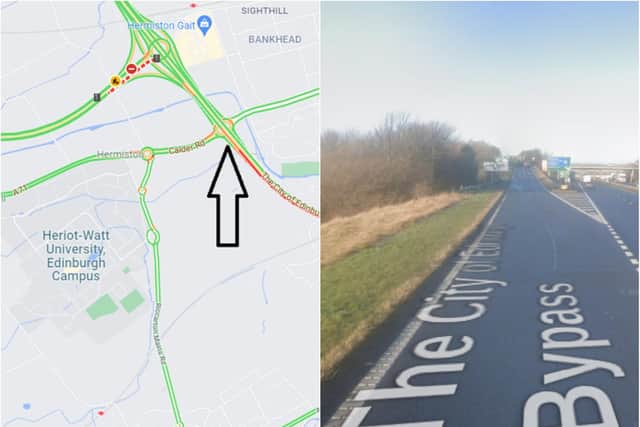 A720: Edinburgh City Bypass slip road closed as emergency services deal with motorbike crash