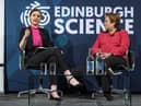 Net Zero Secretary Mairi McAllan in conversation with Patricia Espinosa, former executive secretary of the United Nations Framework Convention on Climate Change, during an Edinburgh Science Festival event (Picture: Ian Georgeson)