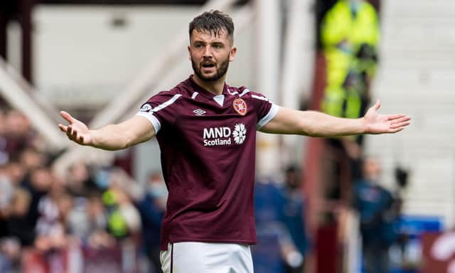 Hearts defender Craig Halkett is out of contract next summer.