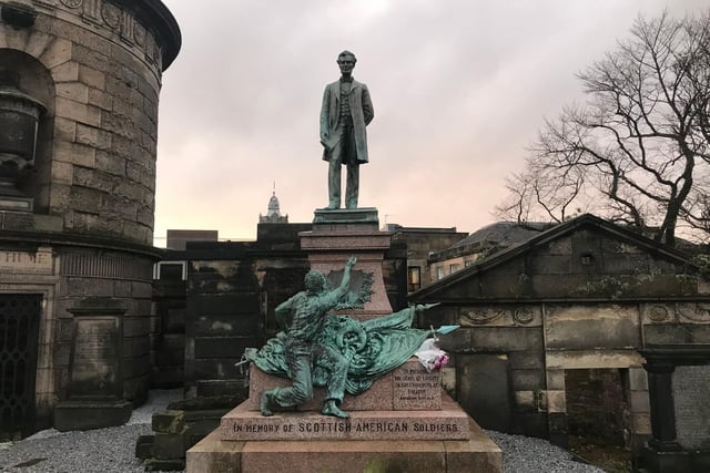 Abraham Lincoln is the only US president to have a memorial in Scotland and his statue can be found in the Old Calton Cemetery in Edinburgh’s city centre.
Built in 1893, it commemorates the Scots who fought on behalf of the Union during the American Civil War.