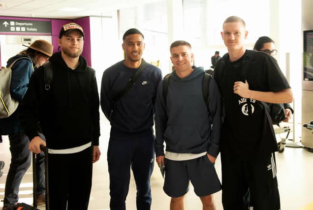 Several players for Scottish teams will take part in the World Cup, including Australia internationals Nathaniel Atkinson (Hearts), Keanu Baccus (St Mirren), Cammy Devlin (Hearts) and Kye Rowles (Hearts) (Picture: Paul Devlin/SNS Group)