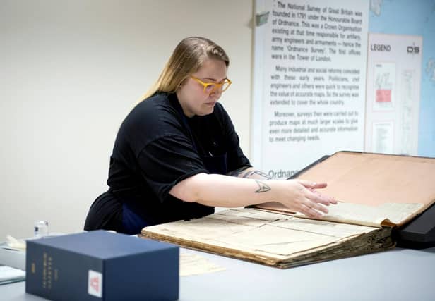 Claire Hutchison is a conservator with the National Library of Scotland, which has one of the biggest newsaper archives in the UK.