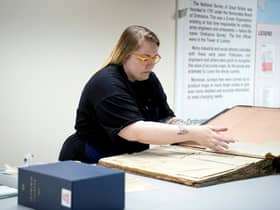 Claire Hutchison is a conservator with the National Library of Scotland, which has one of the biggest newsaper archives in the UK.