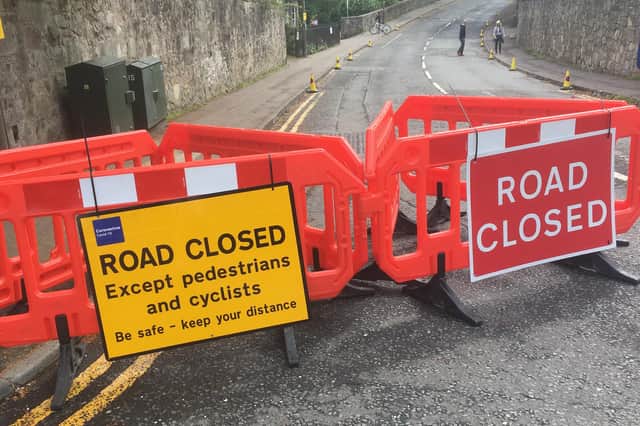 Road closures have been intended to make it easier for people to walk or cycle