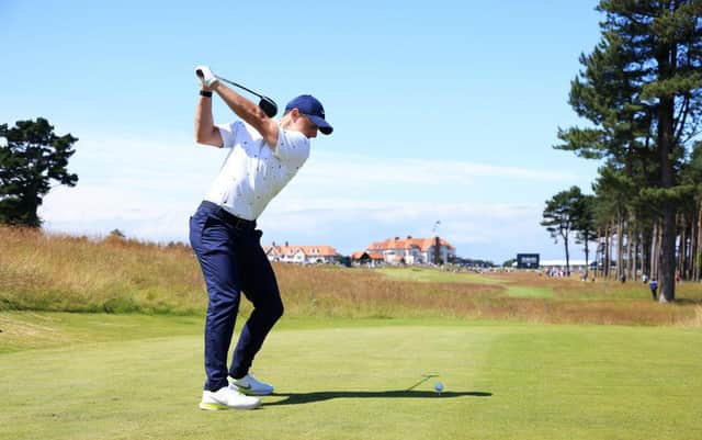 Rory McIlroy in action during this year's abrdn Scottish Open at The Renaissance Club. Picture: Andrew Redington/Getty Images.