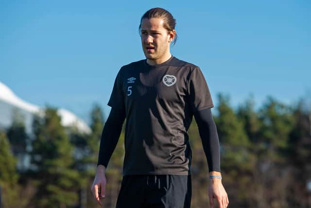 Hearts midfielder Peter Haring is still sidelined and will consult a medical expert next week.