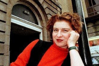 Film festival director Lizzie Francke, who did a Diary from Cannes Film Festival, is seen outside the iconic Film House on Lothian Road in 1997
