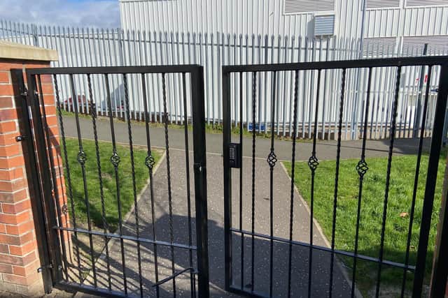 Residents had the gate built amid child safety concerns despite the council rejecting their planning application