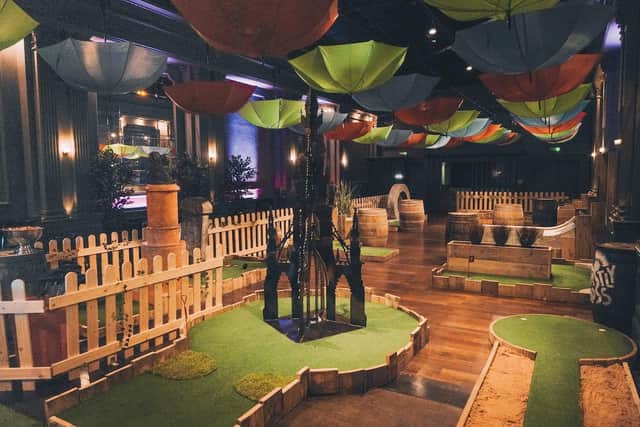Fore Play Crazy Golf will tee off at Picardy Place this weekend