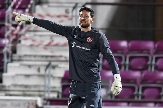 Craig Gordon has been in constant dialogue with Harry Stone. Picture: SNS
