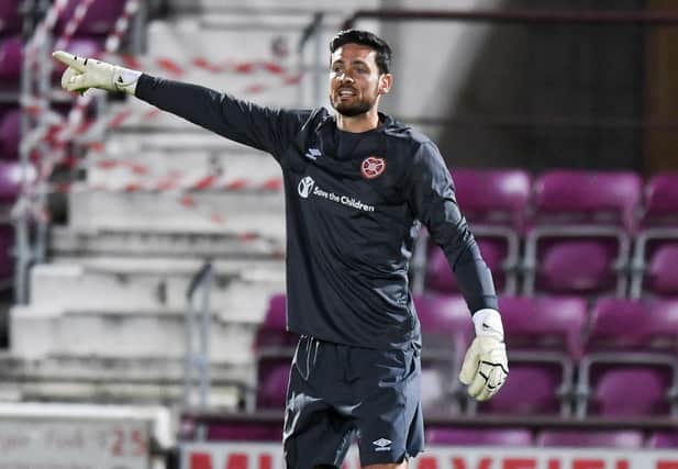 Craig Gordon has been in constant dialogue with Harry Stone. Picture: SNS