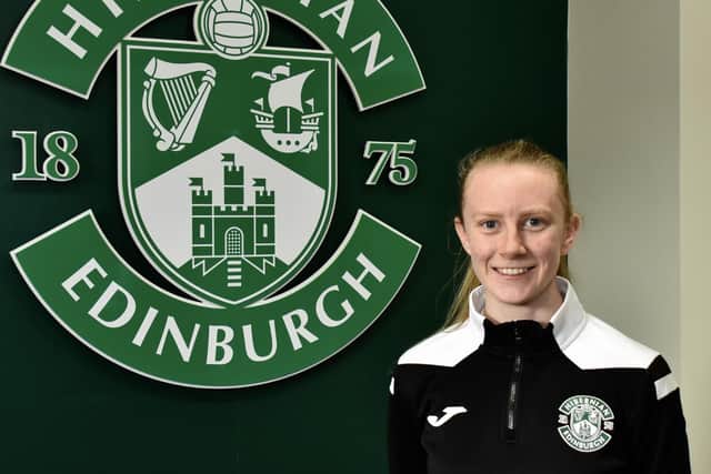 Kirsty Morrison has signed a new contract at Easter Road. Picture: Hibernian FC