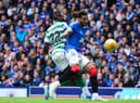 Two Scottish Premiership players made the FIFA 21 Community TOTS shortlist with Connor Goldson (Rangers) and Odsonne Edouard (Celtic) named among the top performers worldwide. (Pic: Getty Images)