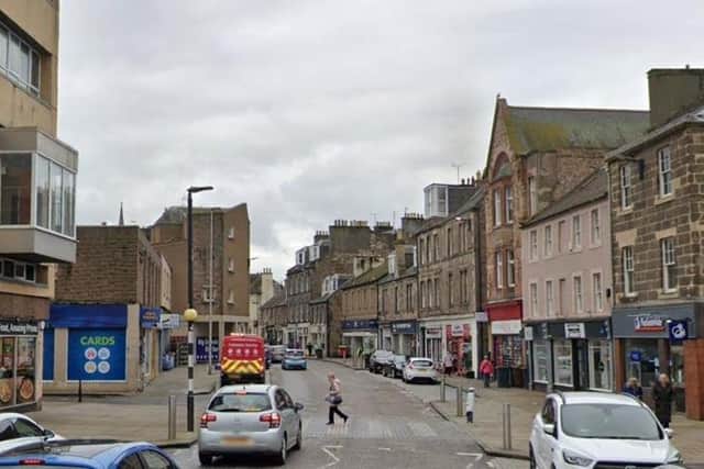 Emergency services rushed to Dalkeith High Street on Friday after a man jumped from a flat.