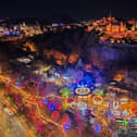 Edinburgh's Christmas festival is said to have attracted an overall audience of more than three million last year. Picture: Airborne Imagery UK/SWNS