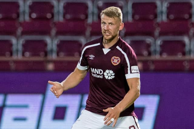 Stephen Kingsley has been playing as a left centre-back. (Photo by Ross Parker / SNS Group)