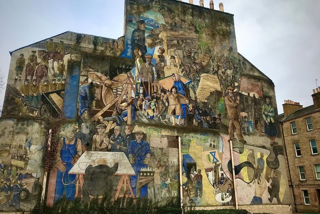The beloved mural titled ‘Into The Future With A Strong Community’ was unveiled in 1986 at the corner of Great Junction Street and Ferry Road depicting Leith’s political history and rich maritime heritage and has become popularly known as the Leith History Mural. The original design was the work of Tim Chalk and Paul Grime, but following wear and tear on the 37-year-old mural there are now on-going plans to adapt the mural to reflect Leith’s contemporary culture.