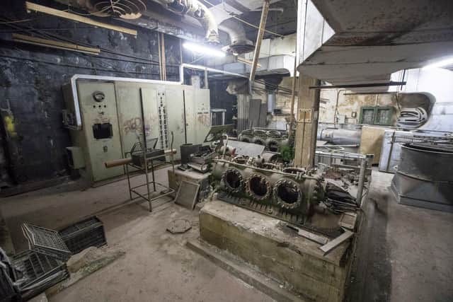 The plant room of Barnton Nuclear Bunker.