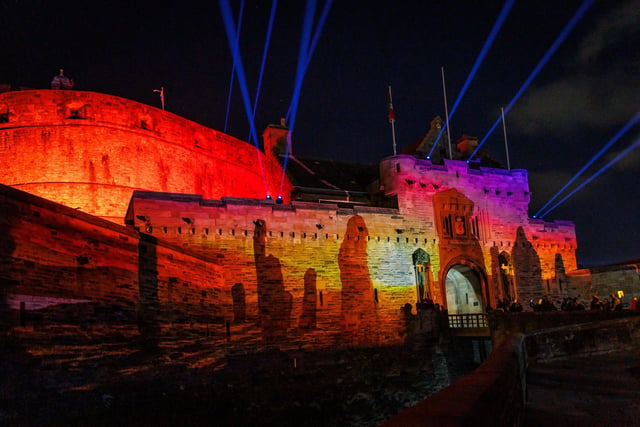 There was so much to see at the opening weekend of Castle of Light: Magic & Mystery at Edinburgh Castle.