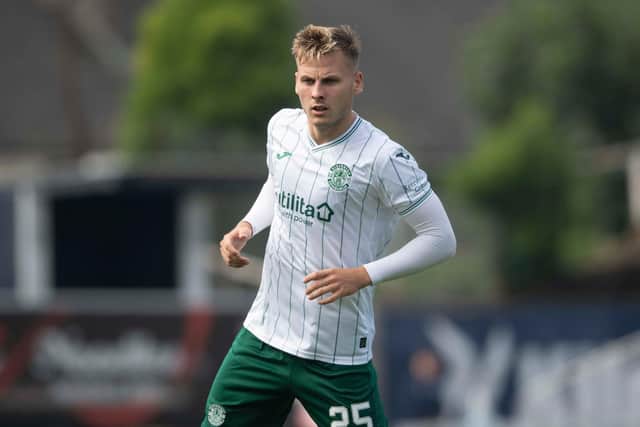 James Scott did well on his Hibs debut in the absence of Christian Doidge and Kevin Nisbet