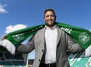 Lee Johnson was appointed as Hibs manager last month. Picture: SNS