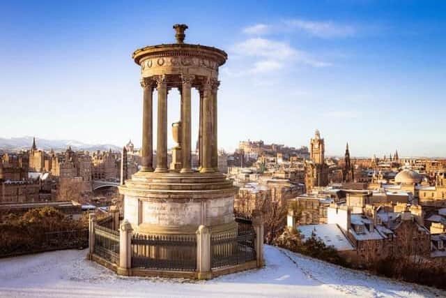Officially, Edinburgh had a White Christmas